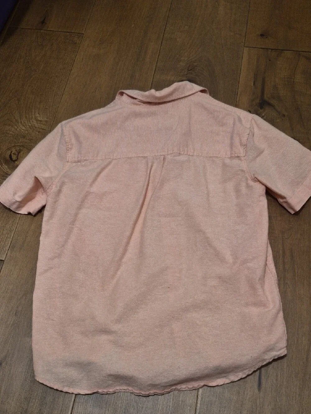 Old Navy Boys Short-Sleeve Button-Down Shirt in Peach